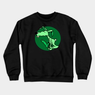 Green-Rabbit Crewneck Sweatshirt